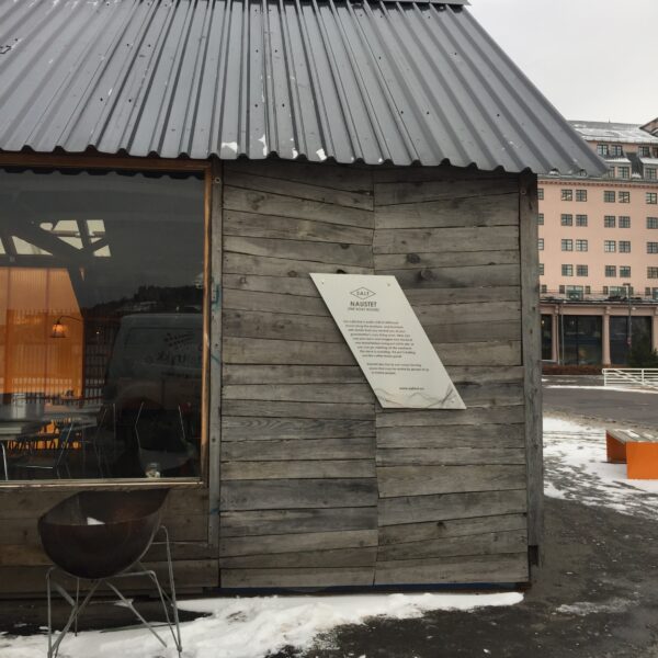Plateskilt på Salt i Oslo