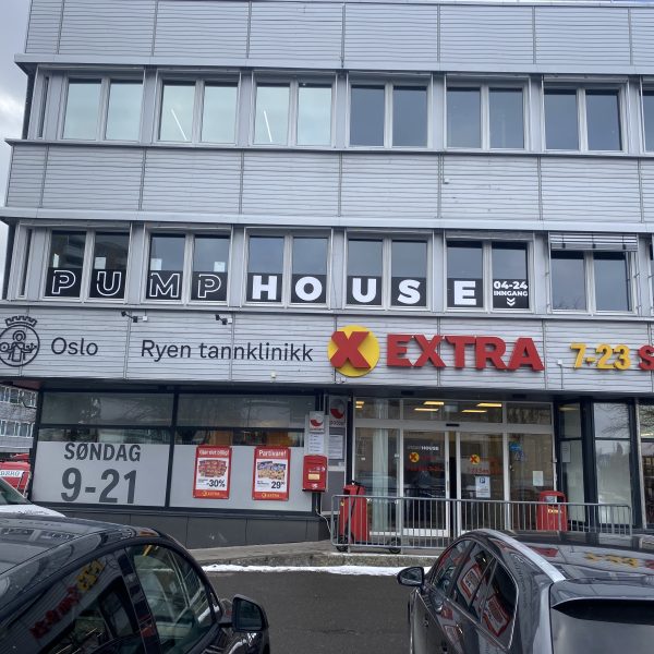 Printet vindusfolie, PumpHouse