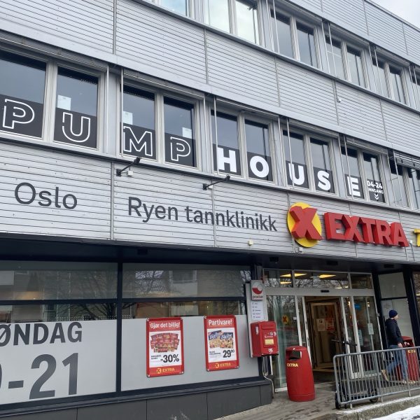 Printet vindusfolie, PumpHouse