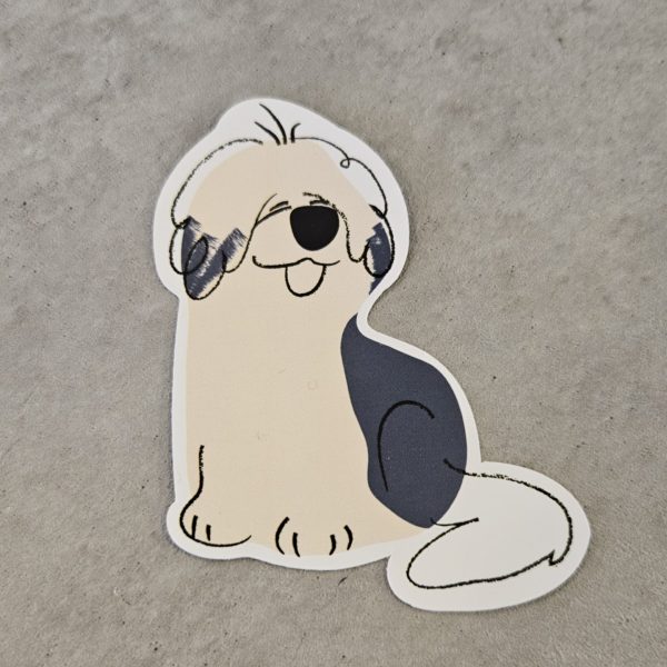 En utskåret hund i papir